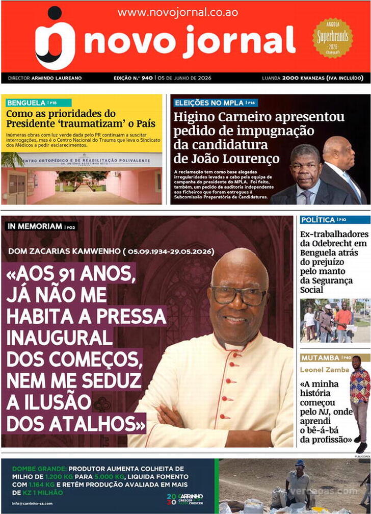 Capa Novo Jornal - 2026-06-05