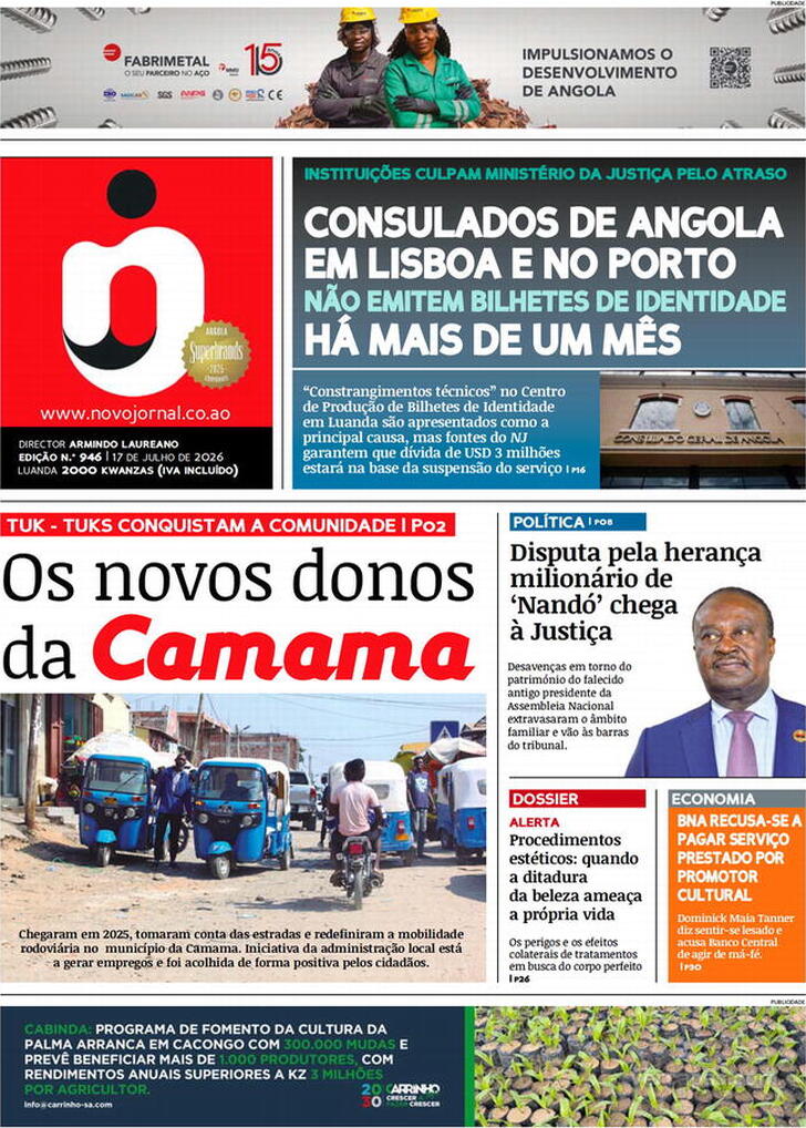 Capa Novo Jornal - 2026-07-17