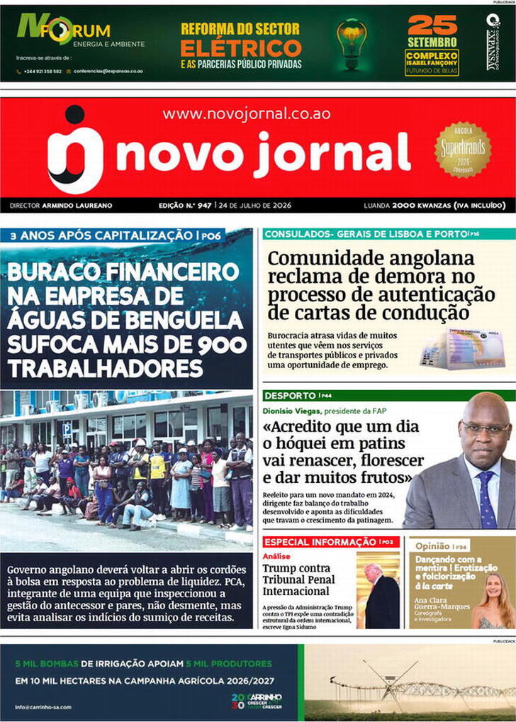 Capa Novo Jornal - 2026-07-24