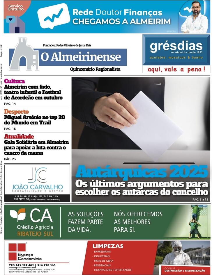 Capa O Almeirinense - 2025-10-01