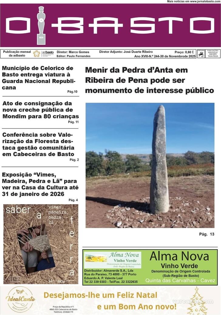 Capa O Basto - 2025-12-23