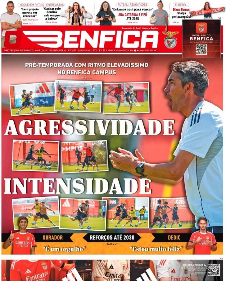 Capa O Benfica - 2025-07-18
