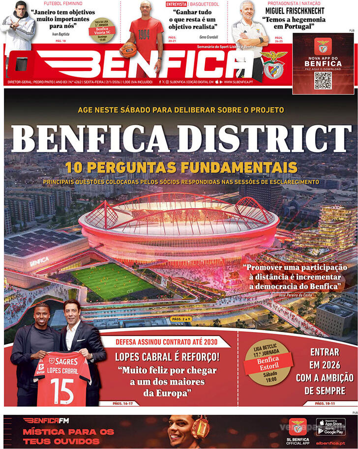 Capa O Benfica - 2026-01-02