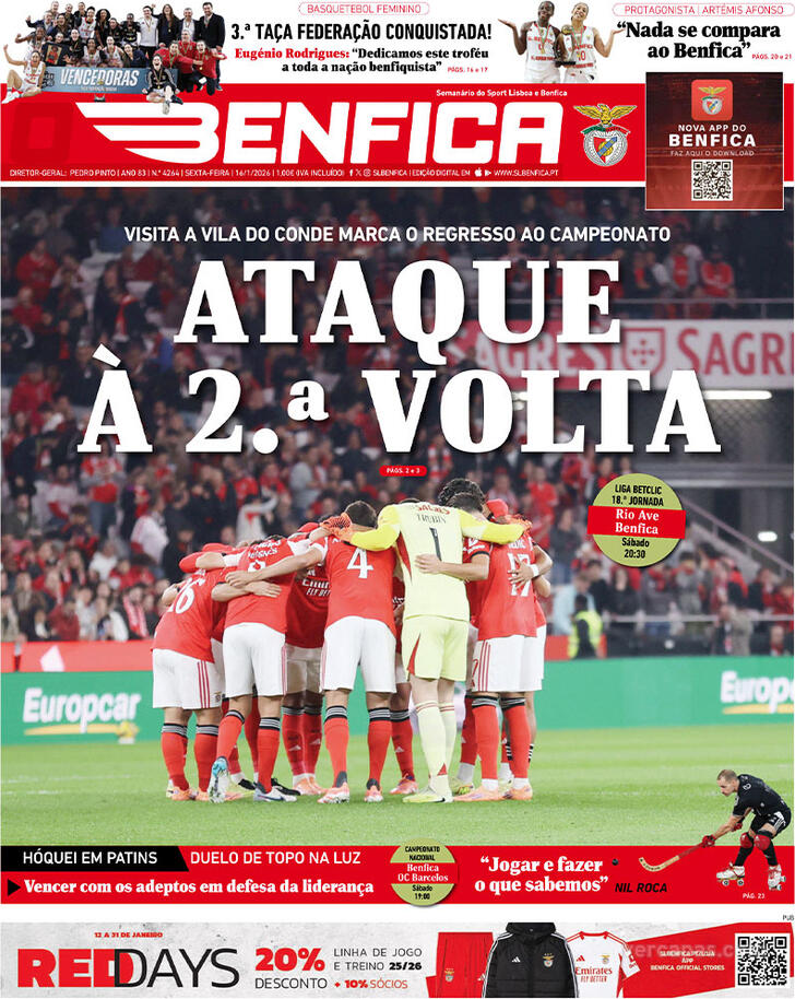 Capa O Benfica - 2026-01-16