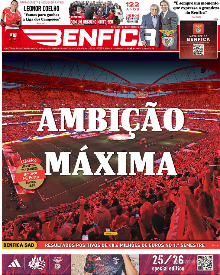 Capa O Benfica - 2026-03-06