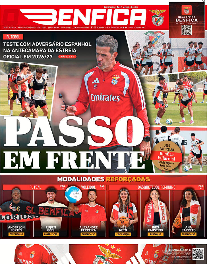 Capa O Benfica - 2026-07-17