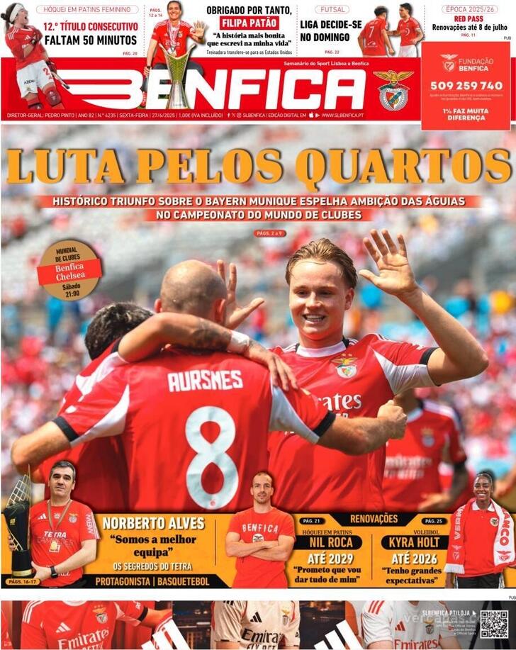 Capa O Benfica - 2025-06-27