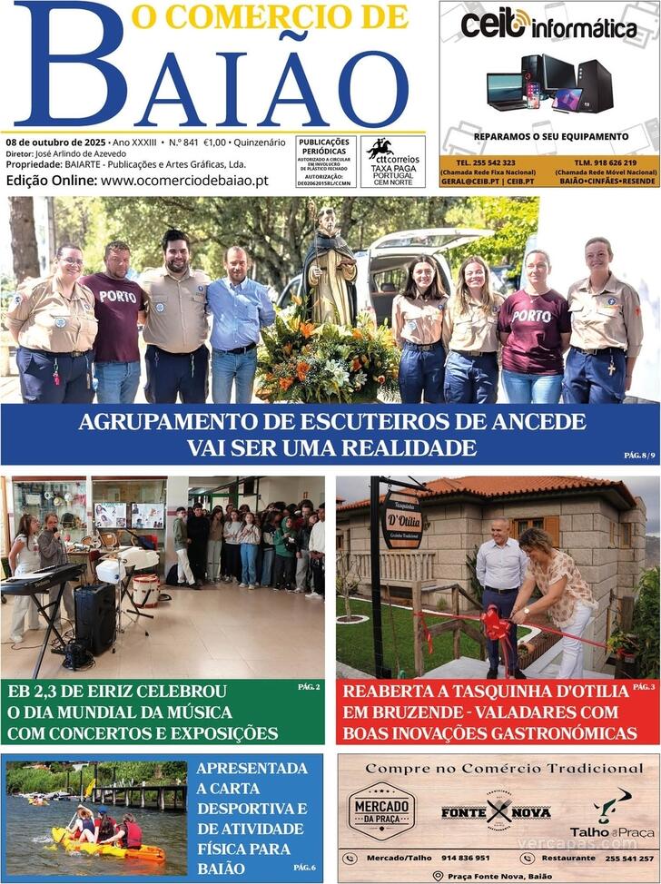 Capa O Comrcio de Baio - 2025-10-08
