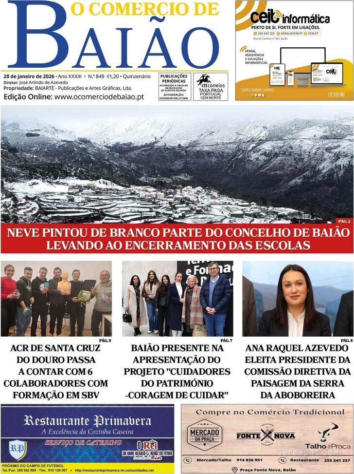 O Com�rcio de Bai�o