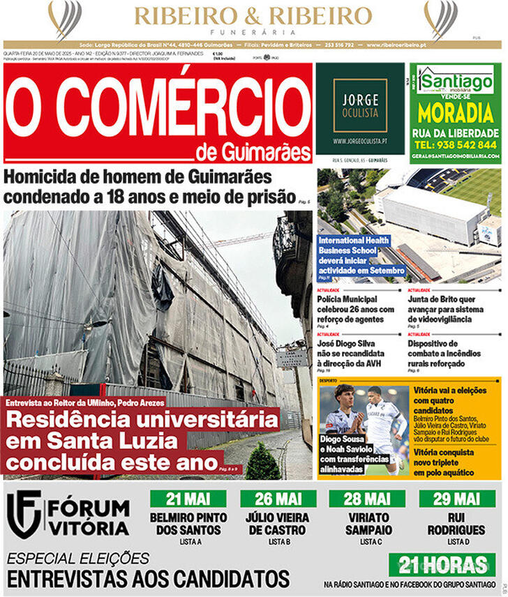 Capa O Com�rcio de Guimar�es - 2026-05-20