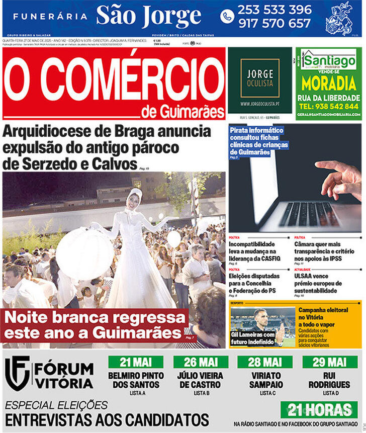 Capa O Com�rcio de Guimar�es - 2026-05-27