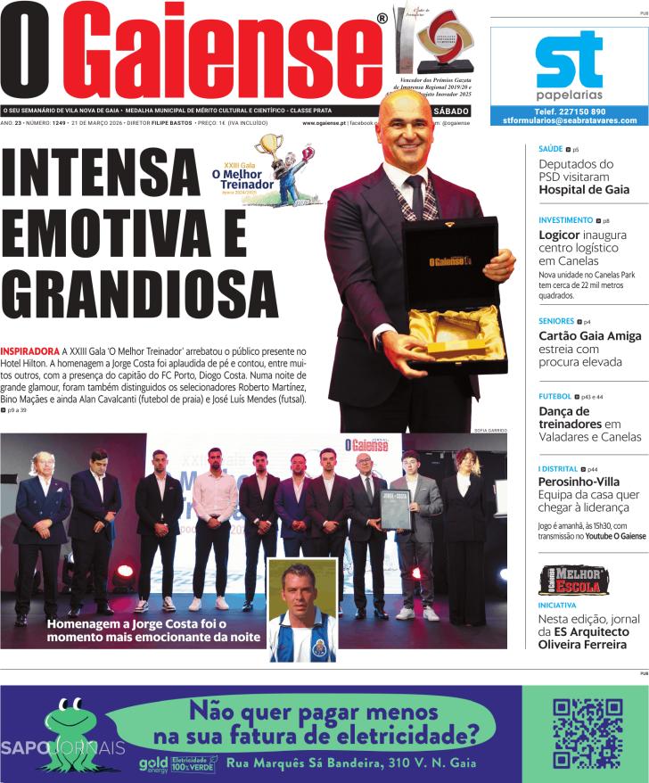 Capa O Gaiense - 2026-03-21