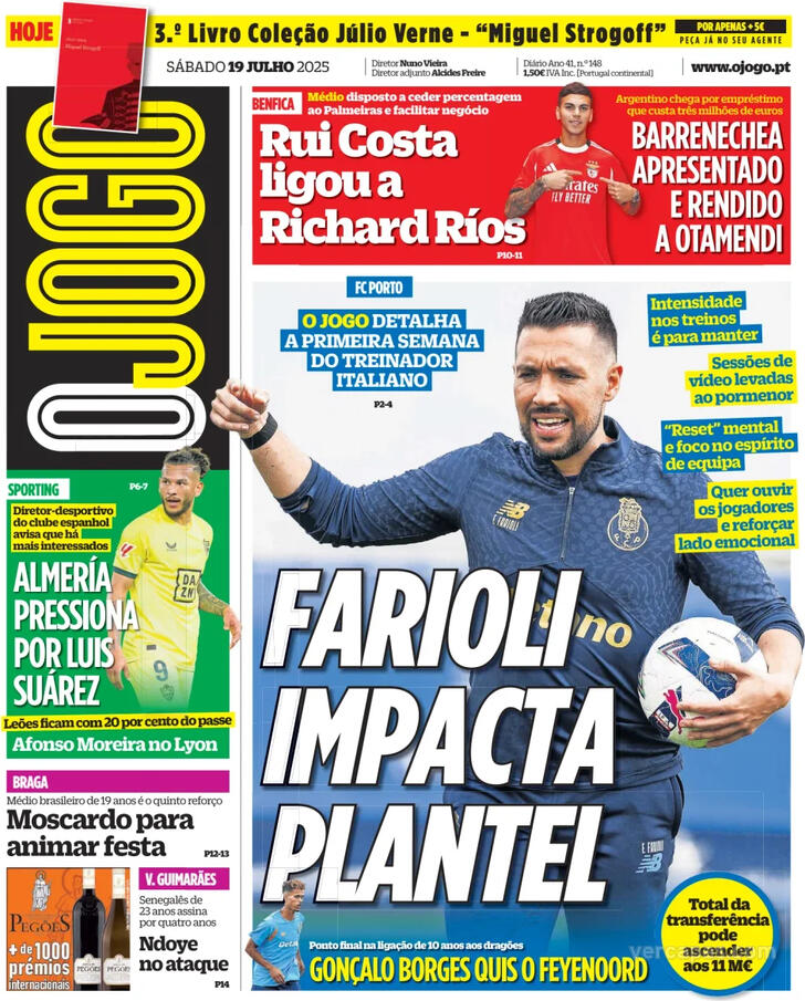 Capa O Jogo - 2025-07-19