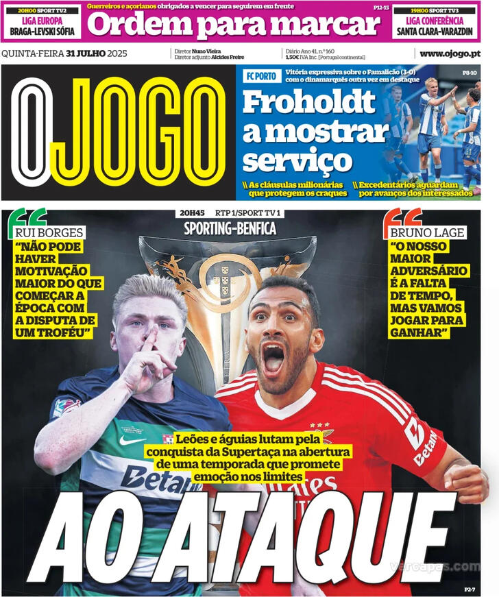 Capa O Jogo - 2025-07-31