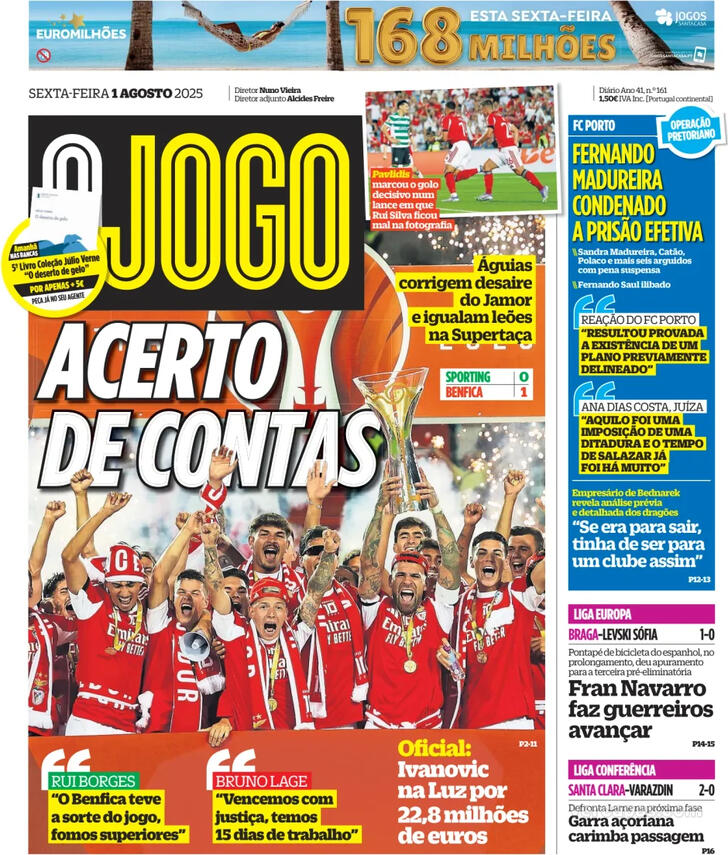 Capa O Jogo - 2025-08-01