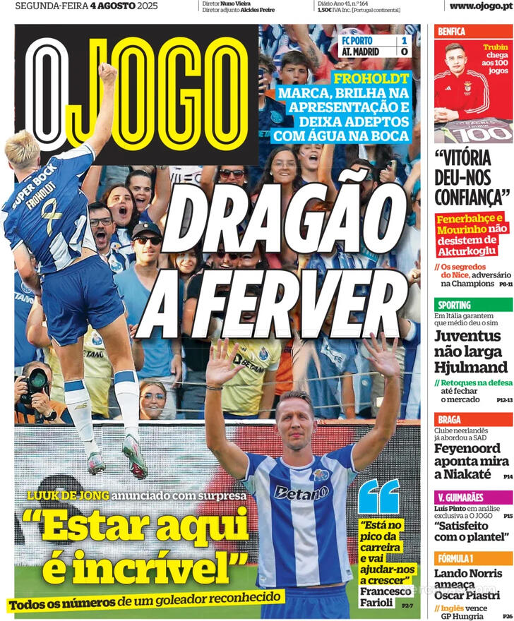 Capa O Jogo - 2025-08-04