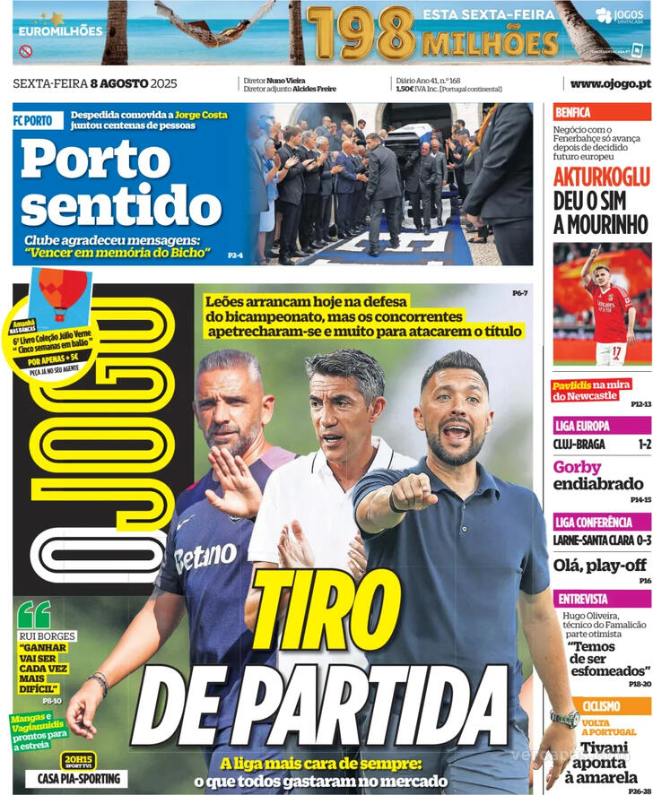 Capa O Jogo - 2025-08-08