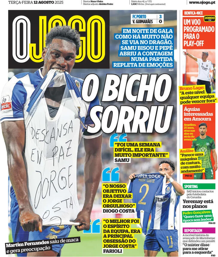 Capa O Jogo - 2025-08-12