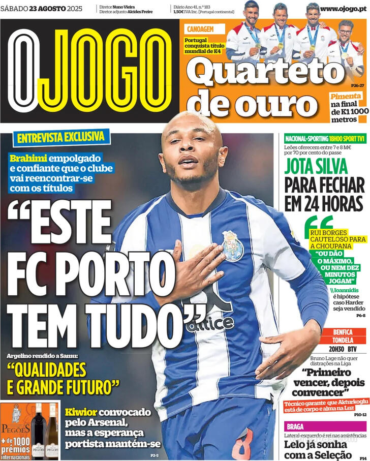 Capa O Jogo - 2025-08-23