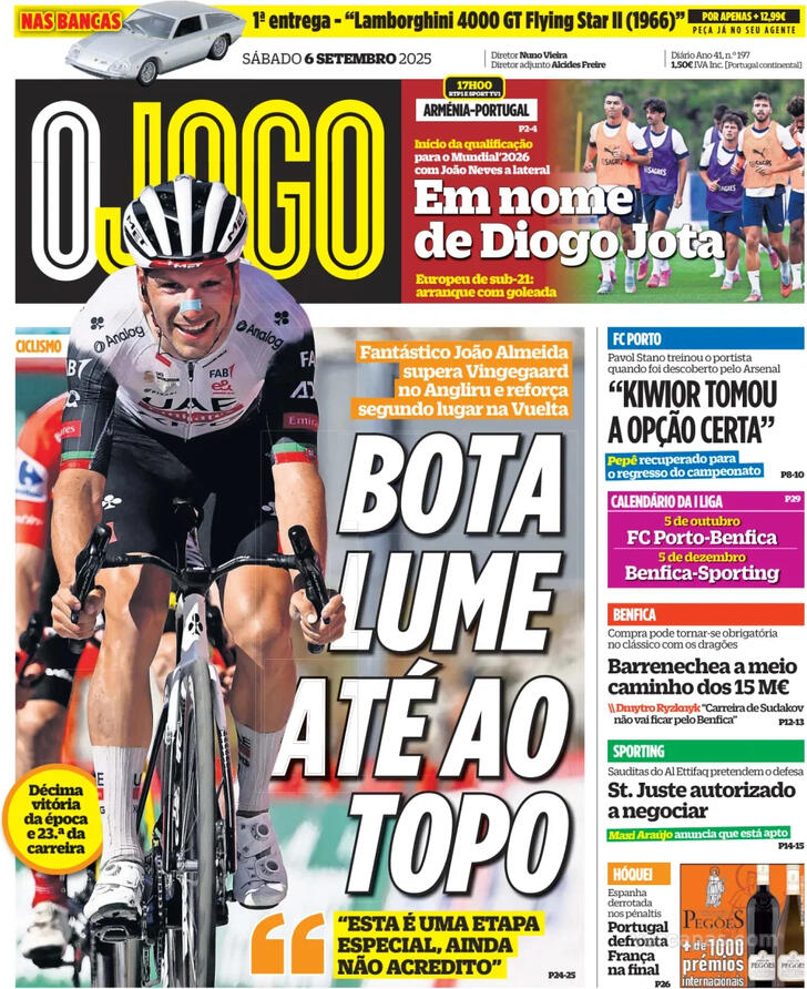 Capa O Jogo - 2025-09-06