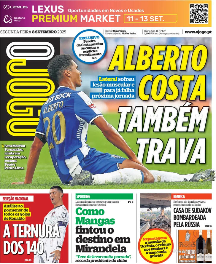 Capa O Jogo - 2025-09-08