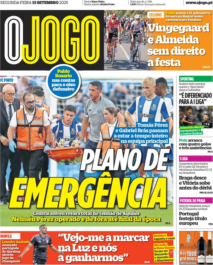 Capa O Jogo - 2025-09-15