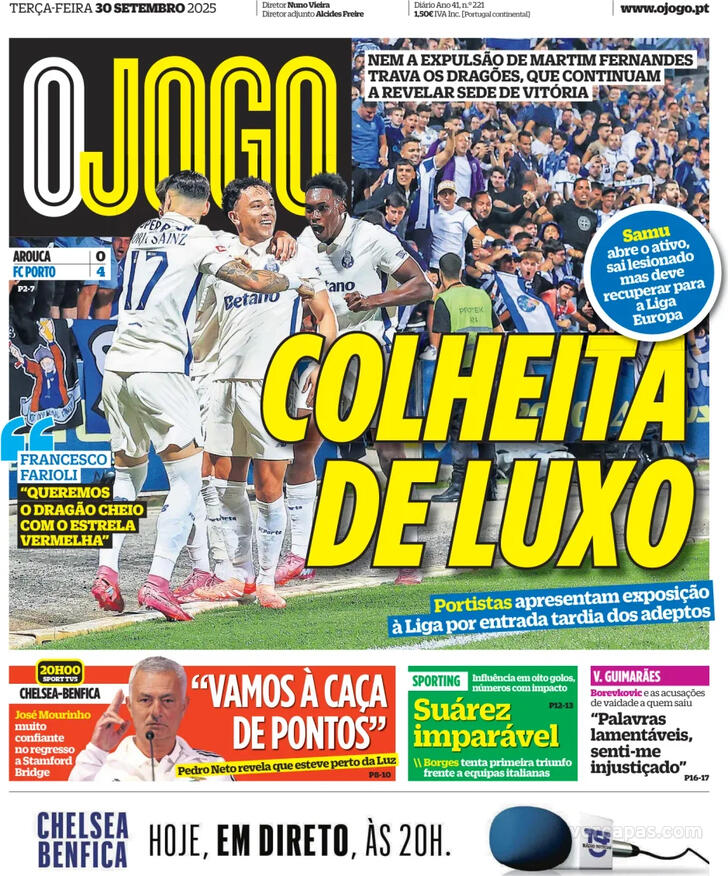 Capa O Jogo - 2025-09-30