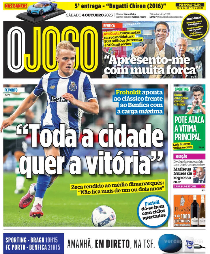Capa O Jogo - 2025-10-04