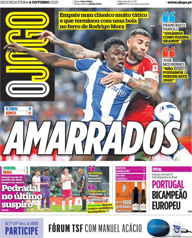 Capa O Jogo - 2025-10-06