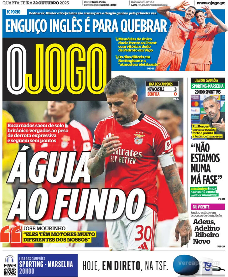 Capa O Jogo - 2025-10-22