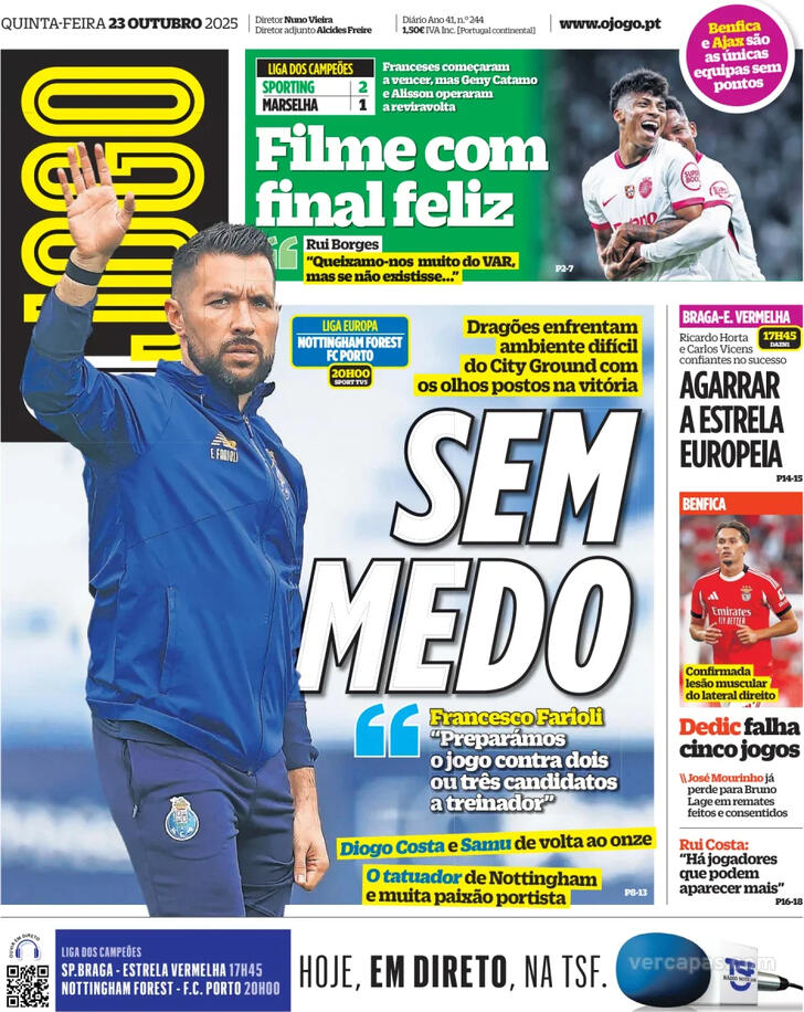 Capa O Jogo - 2025-10-23