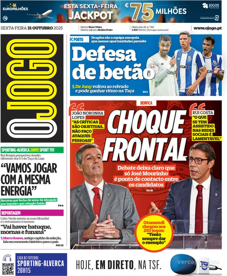 Capa O Jogo - 2025-10-31