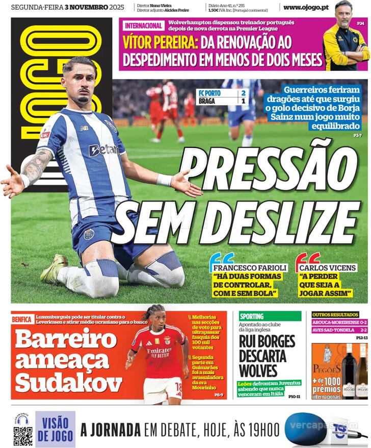 Capa O Jogo - 2025-11-03