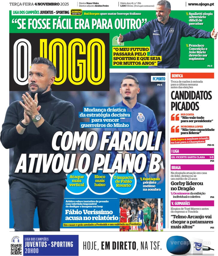 Capa O Jogo - 2025-11-04