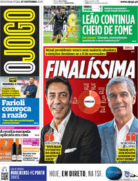 Capa O Jogo de 2025-10-27