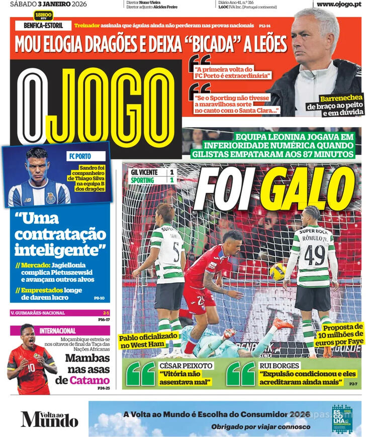 Capa - O Jogo