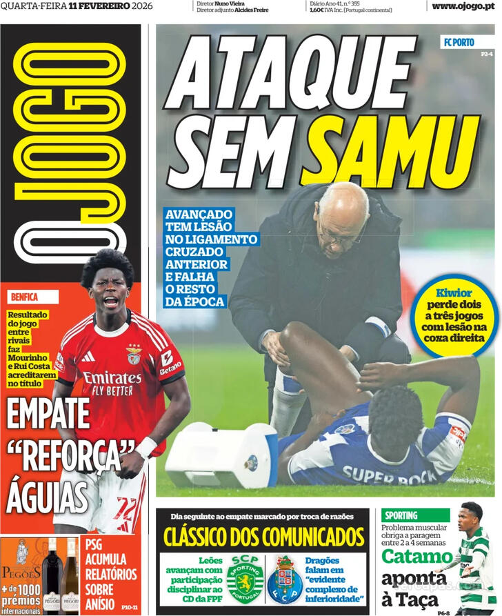 Capa O Jogo - 2026-02-11
