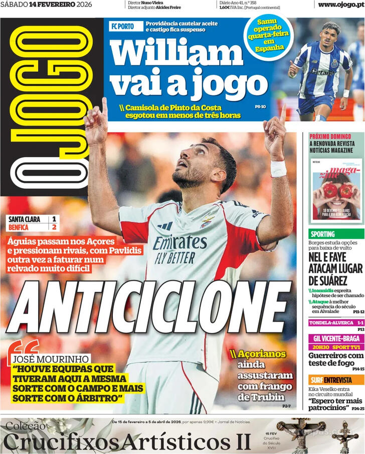 Capa O Jogo - 2026-02-14