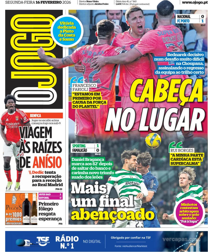 Capa O Jogo - 2026-02-16
