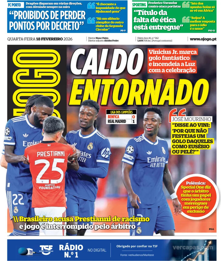 Capa O Jogo - 2026-02-18