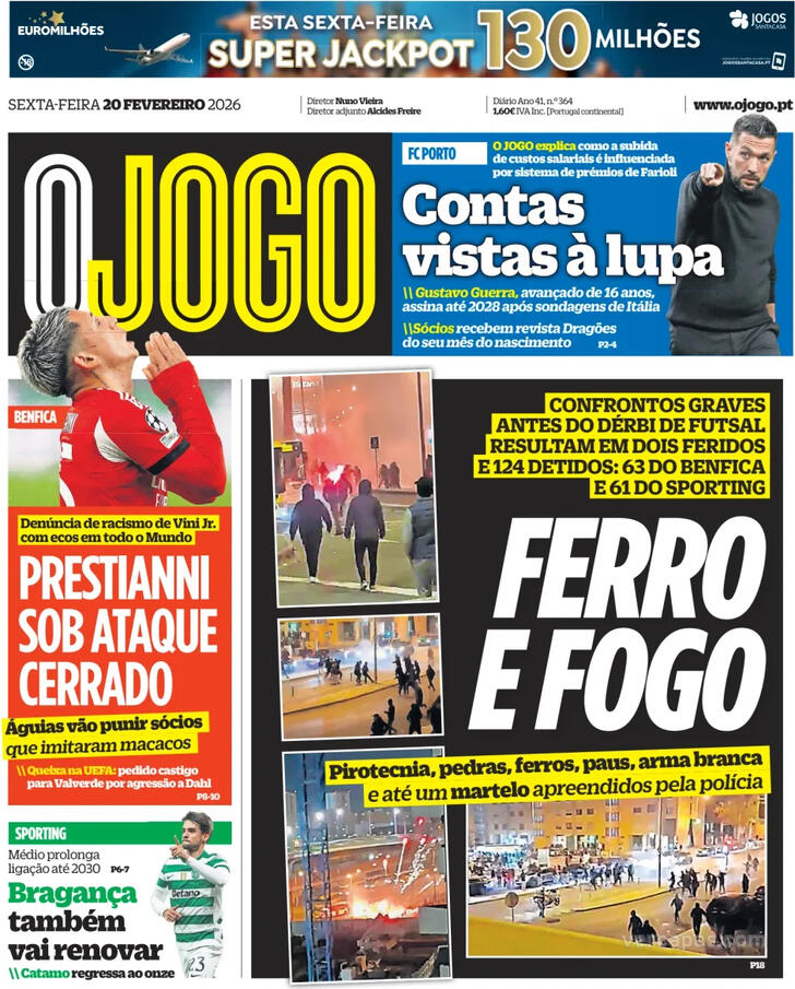 Capa O Jogo - 2026-02-20