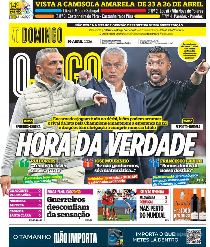 Capa O Jogo - 2026-04-19