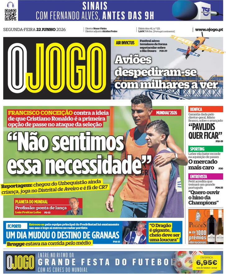 Capa O Jogo - 2026-06-22