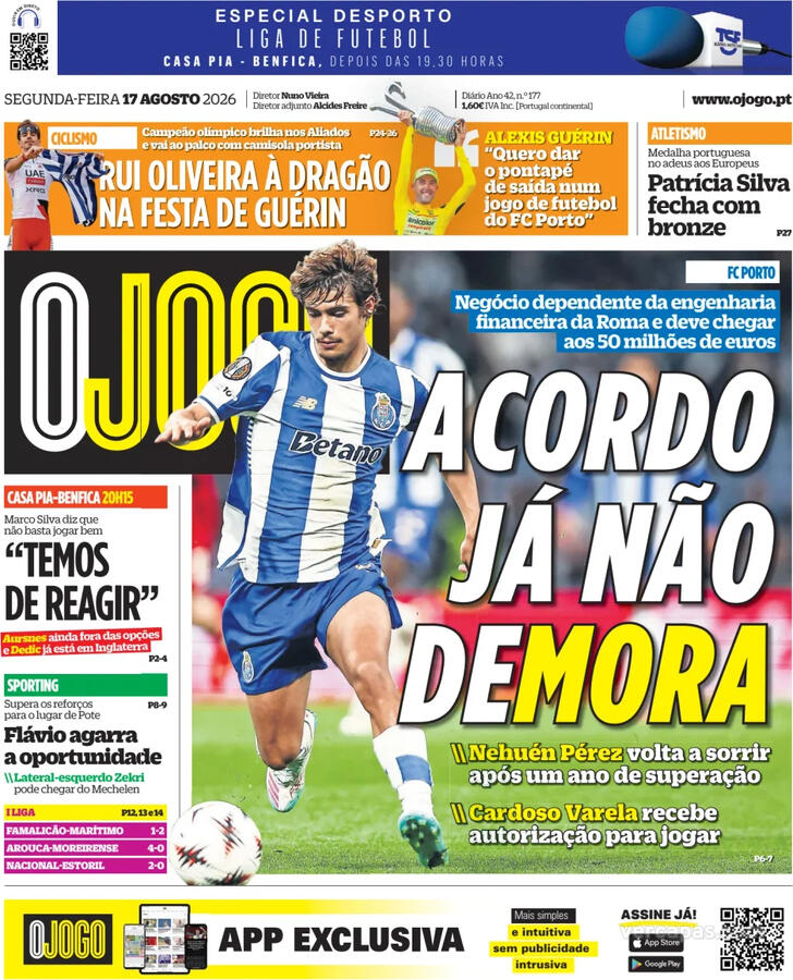 Capa O Jogo - 2026-08-17