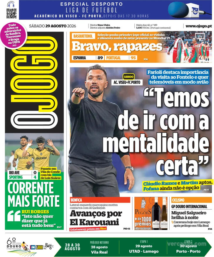 Capa O Jogo - 2026-08-29