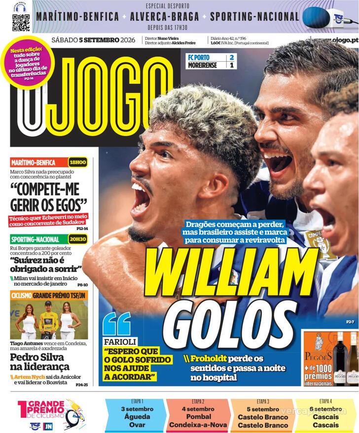 Capa O Jogo - 2026-09-05