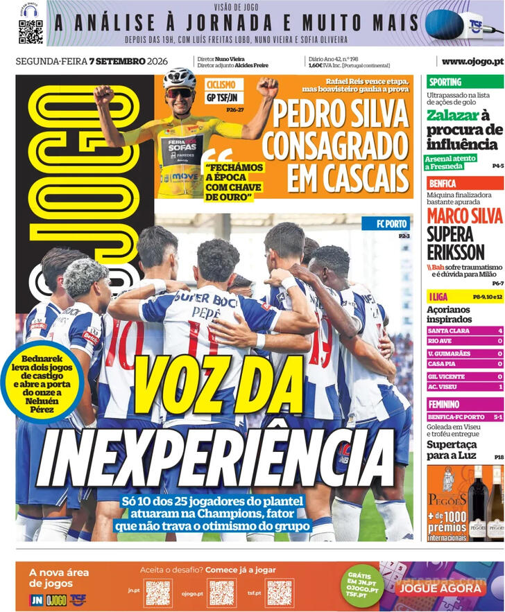 Capa O Jogo - 2026-09-07
