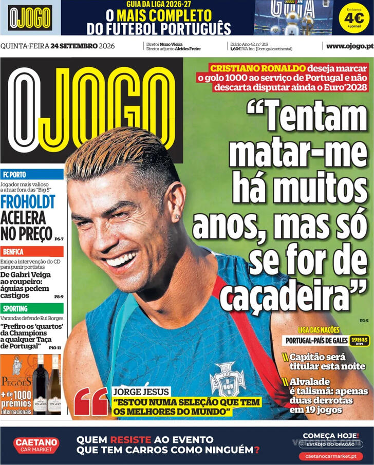 Capa O Jogo - 2026-09-24