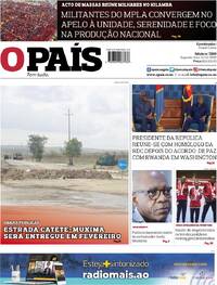 Capa O Pa�s (Angola) de 2025-12-15