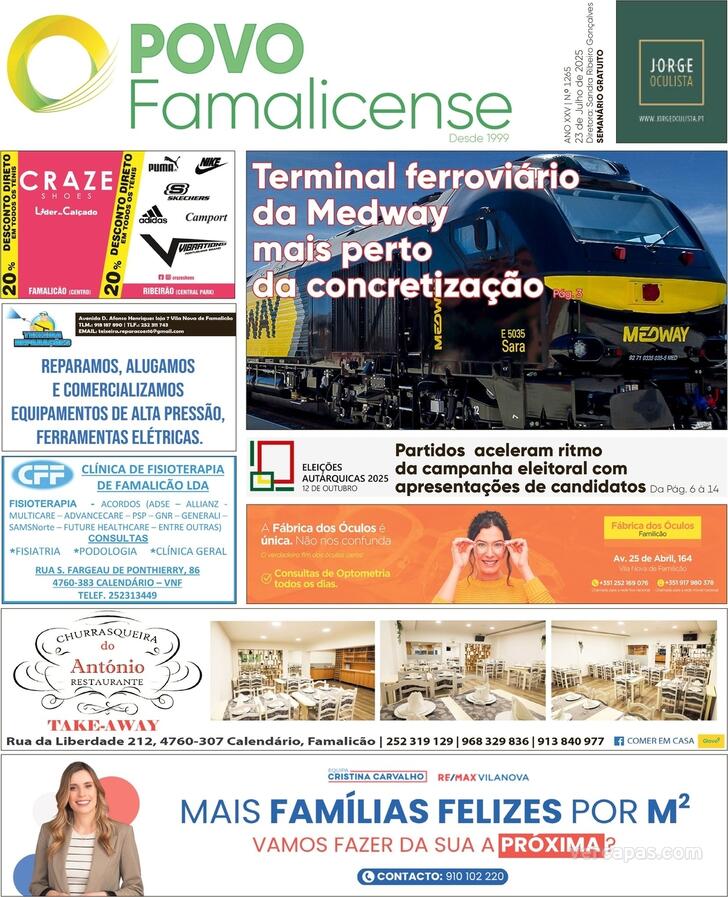 Capa O Povo Famalicense - 2025-07-23